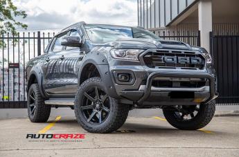 FORD RANGER AVALANCHE GLOSS BLACK MILLED ACCENTS
